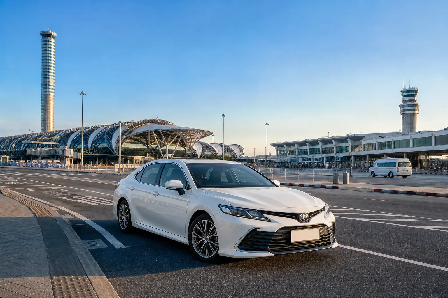 Private taxi pickup from Suvarnabhumi and Don Mueang airports